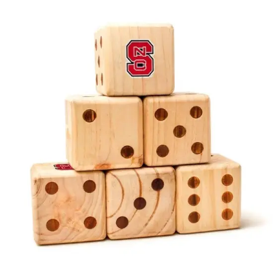 NCAA NC State Wolfpack Lawn Bowling Yard Dice image {1}