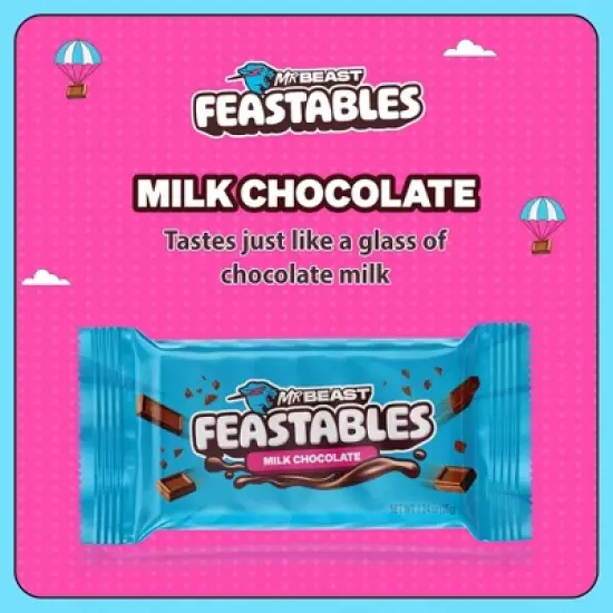 MrBeast Feastables Multipack Milk Chocolate - 5ct/175g image {1}