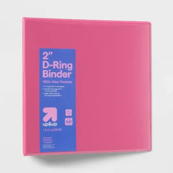 2" 3 Ring Binder Clear View - up&up&trade; image {12}