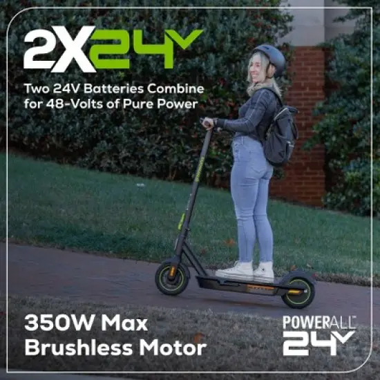 Greenworks 10" 4Ah Battery and 4Amp Outdoor Elliptical E-Bike image {2}