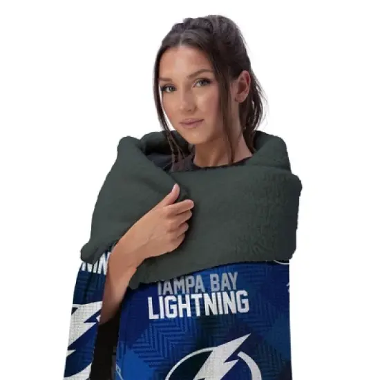 NHL Tampa Bay Lightning 60"x70" Uplift Chenille Throw Blanket image {2}