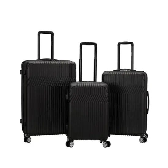 Rockland Pista 3pc Hardside ABS Non-Expandable Luggage Set image {6}