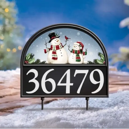 Collections Etc Four Seasons Address Marker Garden Stake image {4}