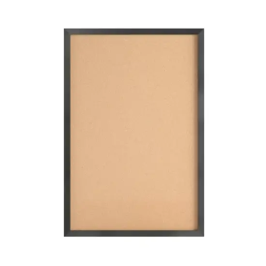 Merrick Lane Cork Display Board with Wooden Frame and Push Pins image {10}