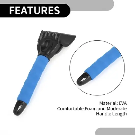 Unique Bargains Universal Car Ice Scraper SUV Snow Frost Remover for Car Truck RV EVA 1pc image {5}