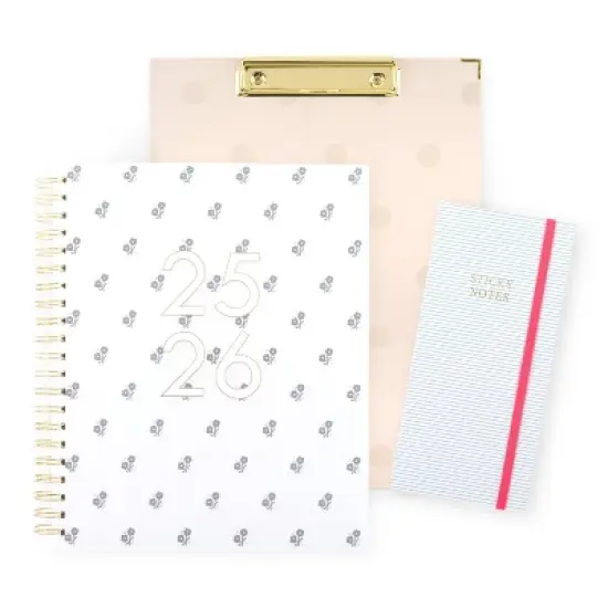 Sugar Paper Essentials 2025-2026 Weekly/Monthly Planner 11"x9.5" Harbor Floral image {7}