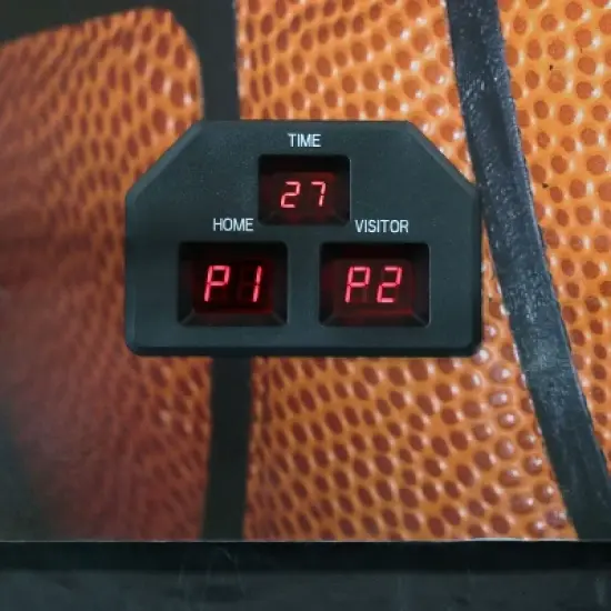 Sunnydaze Indoor Folding 2-Player Arcade Basketball Game with 8 Game Modes and Electronic Scorer - 81" image {6}