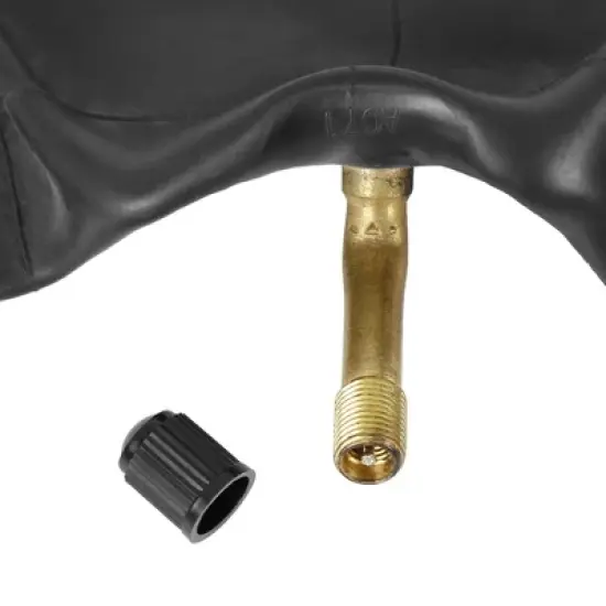 Unique Bargains Bent Ameriam Type Valve Bike Inner Tube Black 10"x2-2.125" image {4}