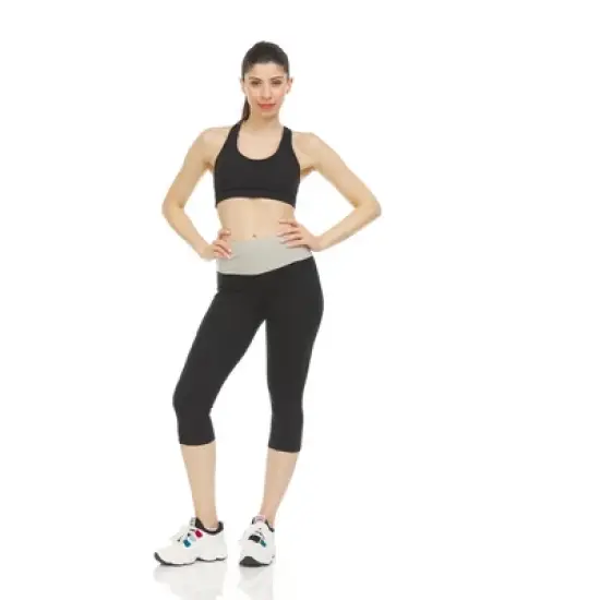 Infinite Basics Women's High Waist Tummy Control Yoga  Super Comfy Legging Capris - Great For Working Out, Hanging  Around the House & Sleep image {2}