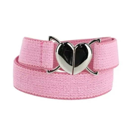 Aquarius Girl's Elastic Belt with Heart Shaped Closure image {4}