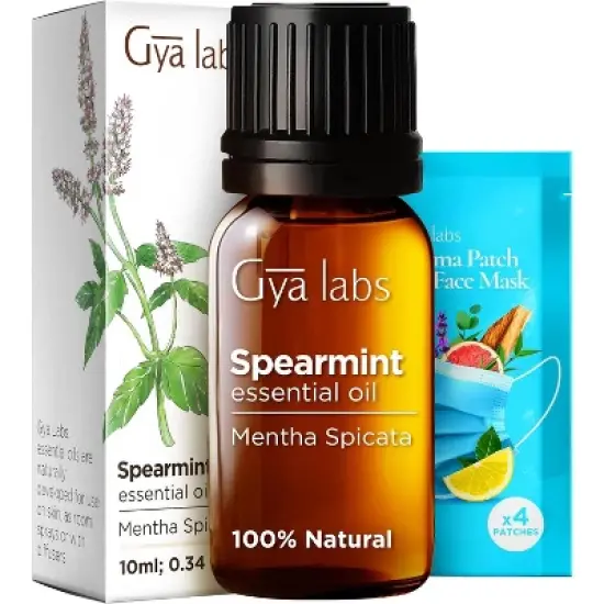 Spearmint Essential Oil -  Gya Labs Spearmint Oil - 0.34 Fl Oz image {6}