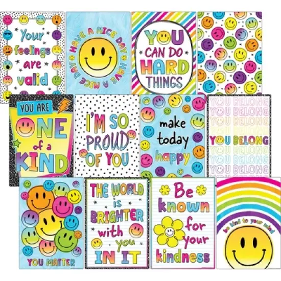 Teacher Created Resources&reg; Brights 4Ever Positive Sayings Small Poster Pack, Pack of 12 image {13}