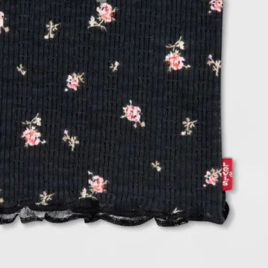 Levi's&reg; Girls' Ruffle Hem Short Sleeve T-Shirt - Black image {3}