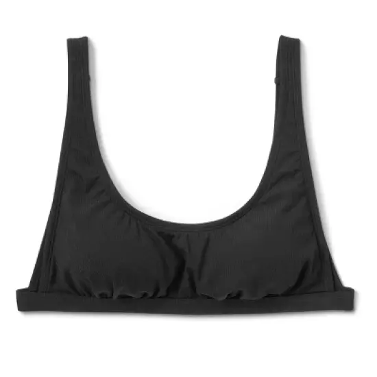Women's Ribbed Scoop Bralette Bikini Top - Wild Fable&trade; image {5}
