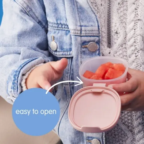 b.box Snack Tubs - Snack Containers for Kids' - Berry -3pk image {3}