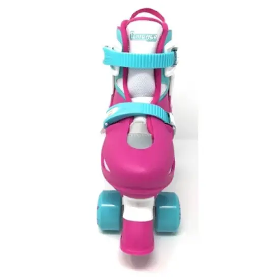 Chicago Skates Adjustable Kids' Quad Roller Skate - Pink/White image {1}