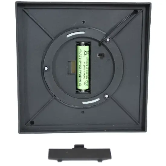 Sunnydaze Outdoor Modern Crosshatch Hanging Tabletop Solar LED Rustic Farmhouse Decorative Candle Lantern - 9" image {5}