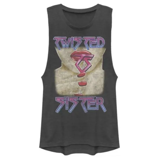 Junior's Twisted Sister Lollipop Festival Muscle Tee image {3}