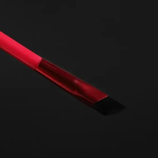 Unique Bargains Multifunction Three-dimensional Eyebrow Concealer Brush Small Coffee Black Bristle 2pcs image {4}