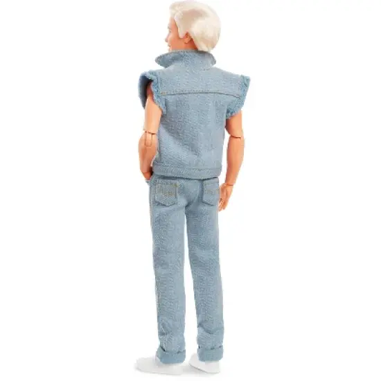 Barbie: The Movie Collectible Ken Doll Wearing Denim Matching Set image {4}