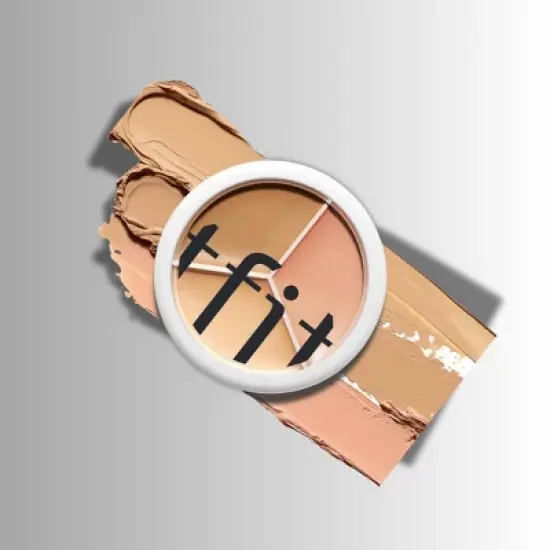 TFIT Cover Up Pro Concealer #02 Warm | High-Pigmented, Full Coverage & Crease-Proof | Korean Concealer for Dark Circles - (0.52 oz) image {1}
