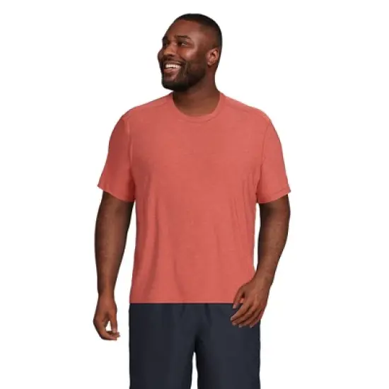 Lands' End Men's Short Sleeve Swim Tee Rash Guard image {9}