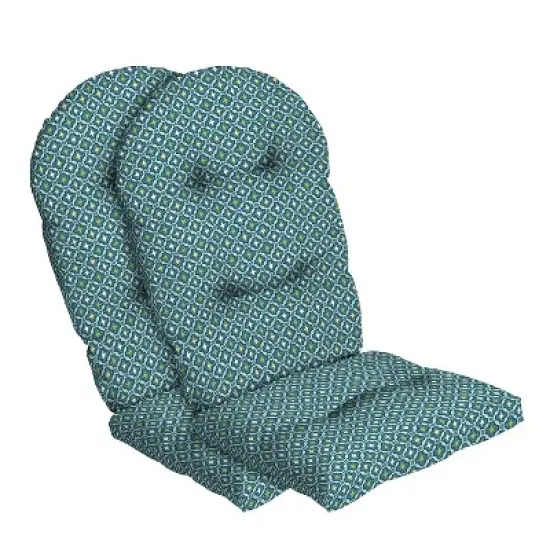 ARDEN Plush Modern Tufted Rocking Chair Cushion, Set of 2 image {9}