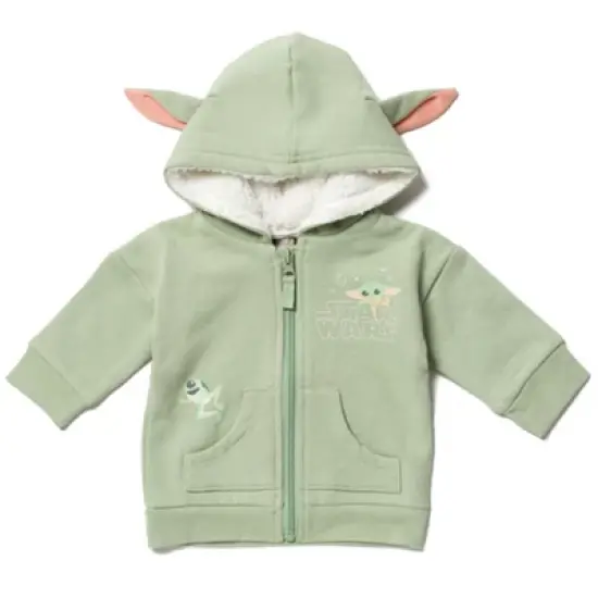 Star Wars The Child Fleece Zip Up Cosplay Hoodie Toddler  image {7}