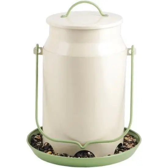 Perky-Pet Metal Milk Pail 5 Lb. Capacity Wild Bird Feeder image {1}