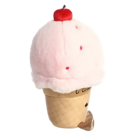 Aurora Val Sayings 9' I Cherrish You Ice Cream Pink Stuffed Animal image {2}