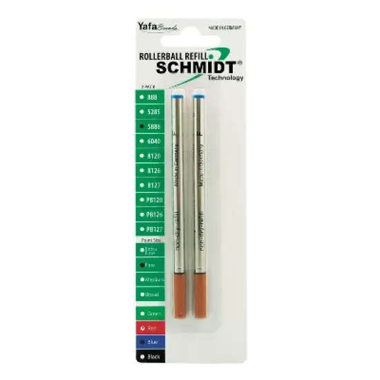Schmidt Ink Schmidt 888 Safety Ceramic Rollerball Metal Tube Refill Fits Universal Pens Fine Blue 2 image {5}