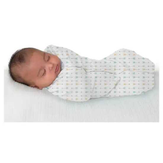 SwaddleMe Pod Zip-Up Compression Swaddle Wrap Newborn 2pk image {3}