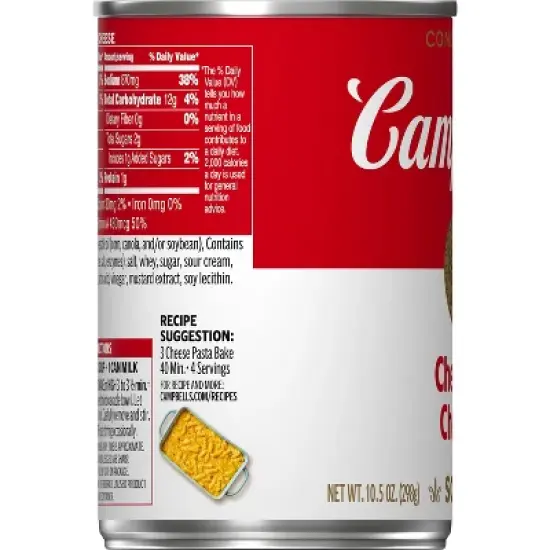 Campbell's Condensed Cheddar Cheese Soup - 10.5oz image {11}