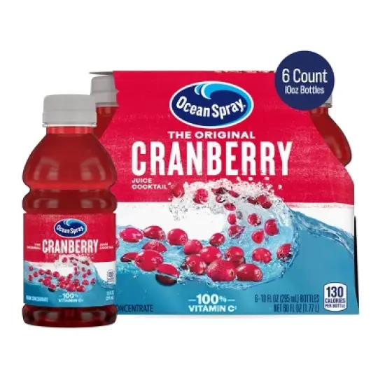 Ocean Spray Cranberry - 6pk / 10 fl oz Bottles image {9}