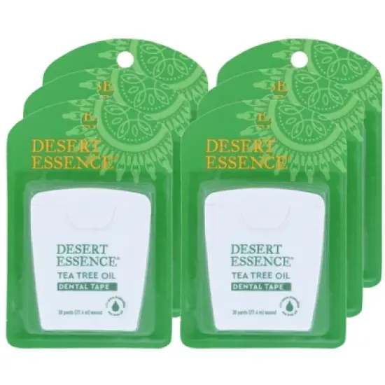 Desert Essence Tea Tree Oil Waxed Dental Tape - Case of 6/30 yd image {5}