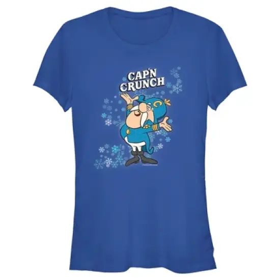 Junior's Cap'n Crunch Retro Snowflakes T-Shirt image {3}
