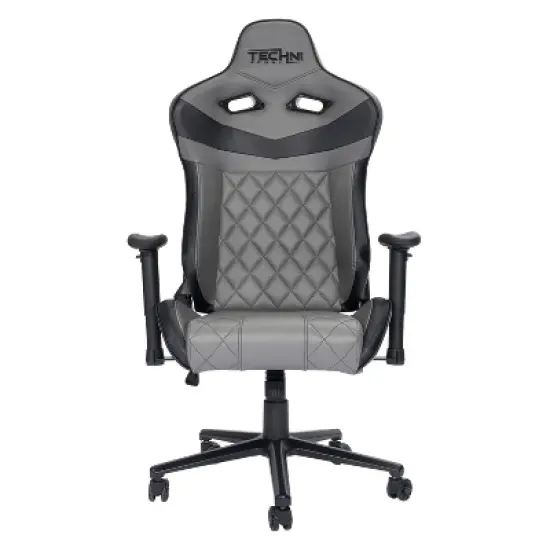 Ergonomic Gaming Chair Gray - Techni Sport image {6}