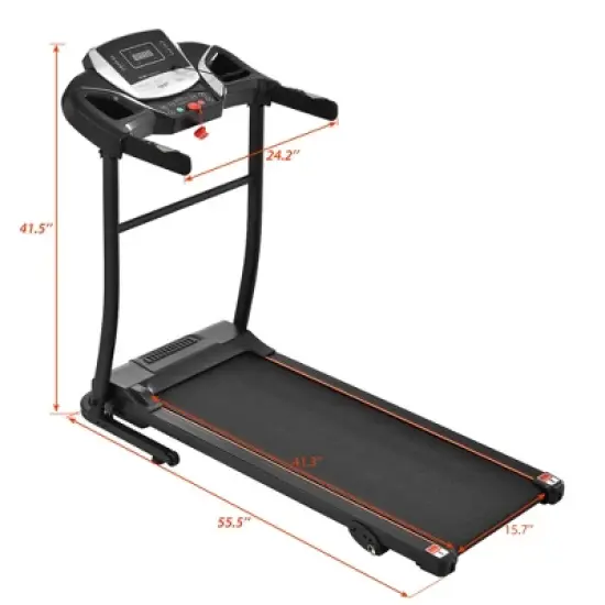 Whisen Home Folding Treadmill with Incline Adjustment image {8}