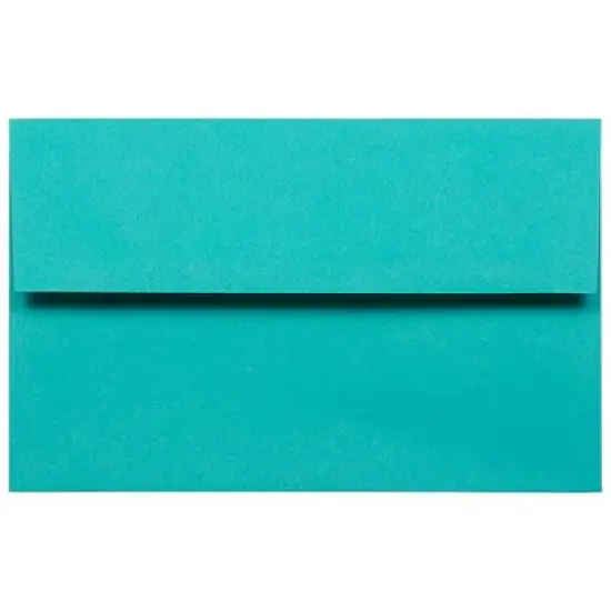 JAM PAPER A10 Colored Invitation Envelopes - 6 x 9 1/2 - Sea Blue Recycled - 100/Pack image {6}