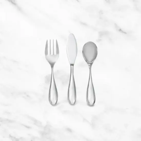 Nambe Kibo Toddler Flatware Set image {1}