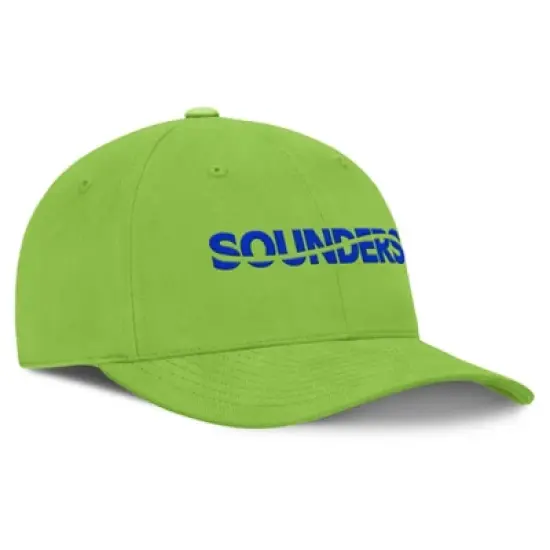 MLS Seattle Sounders Structured Hat: Cotton Baseball Cap, Easy-Close Fastener image {2}