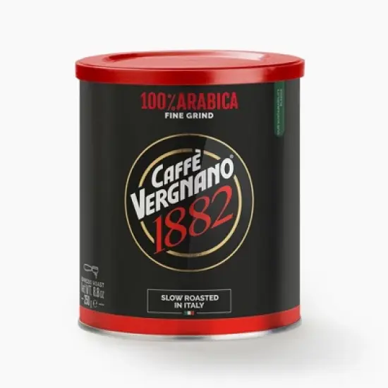 Caffe Vergnano 100% Arabica Espresso Fine Grind Coffee in Can 8.8oz/250g image {4}