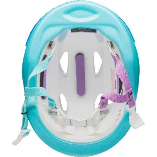 Frozen 3D Tiara Cycling Toddler Kids' Bike Helmet - Blue image {5}