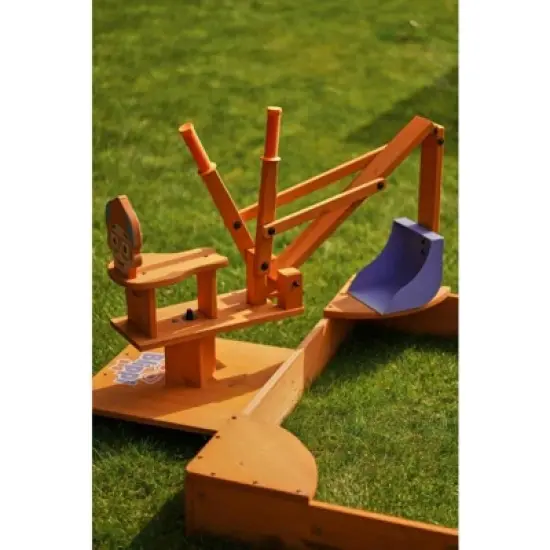 Avenlur Blippi Ride-On Excavator &ndash; Construction Toy with 360&deg; Swivel, Intuitive Controls, and Vibrant Design for Indoor & Outdoor Play image {2}