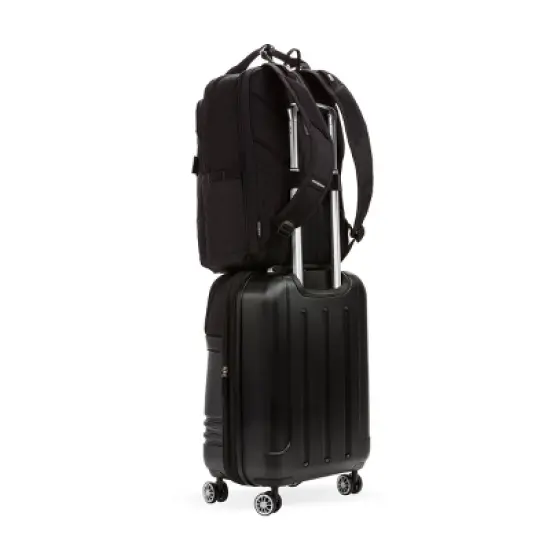 SWISSGEAR 18" Backpack with Carabiner - Black image {5}