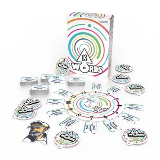 13 Words Game: Asmodee Party Board for 2-8 Players, Language Skills & Creative Thinking image {3}
