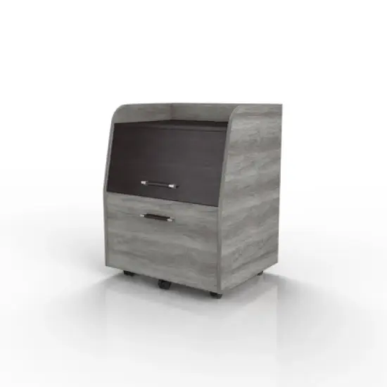 Brionie Letter File Cabinet Vintage Gray Oak - miBasics image {6}