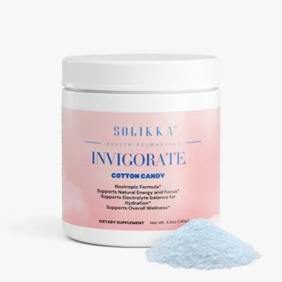 Solikka Invigorate Nootropic Hydr-8 (Cotton Candy) image {2}