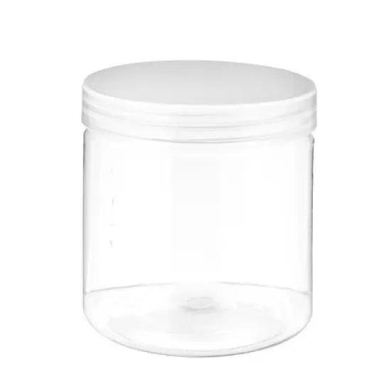 Juvale Slime Containers with Lids - 8 Pack Clear Plastic Jars for Kids DIY Crafts (12 oz) image {6}