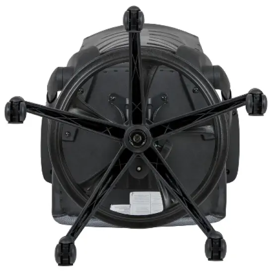 Flash Furniture High Back Mesh Spine-Back Ergonomic Drafting Chair with Adjustable Foot Ring and Adjustable Flip-Up Arms image {9}